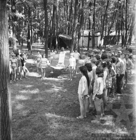 THM-BJ-00293 - Kommunista Ifjúsági Szövetség gyapai tábora az 1960-as években 