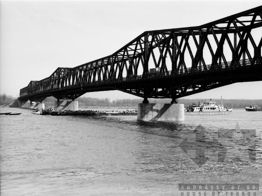 THM-BJ-01903 - Dunaföldvári híd az 1970-es években