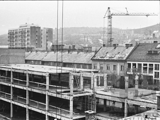 THM-BJ-02039 - Építkezés Szekszárdon az 1970-es években 