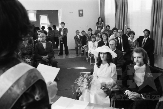 THM-BJ-05174 - Falusi esküvő Bajánsenyén az 1970-es években