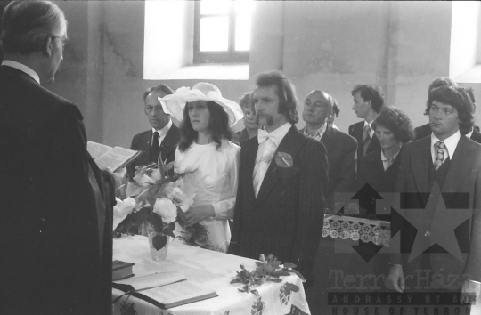 THM-BJ-05179 - Falusi esküvő Bajánsenyén az 1970-es években