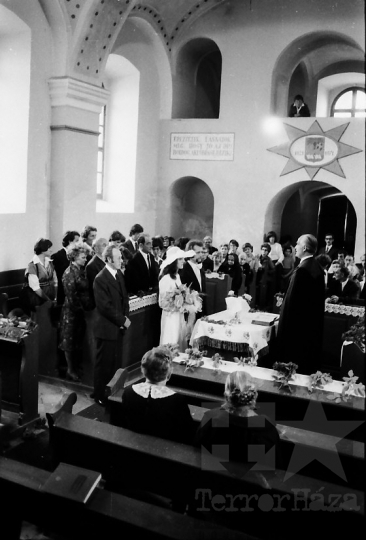 THM-BJ-05187 - Falusi esküvő Bajánsenyén az 1970-es években