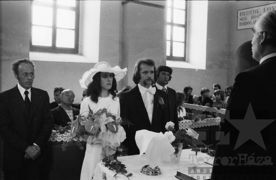 THM-BJ-05188 - Falusi esküvő Bajánsenyén az 1970-es években
