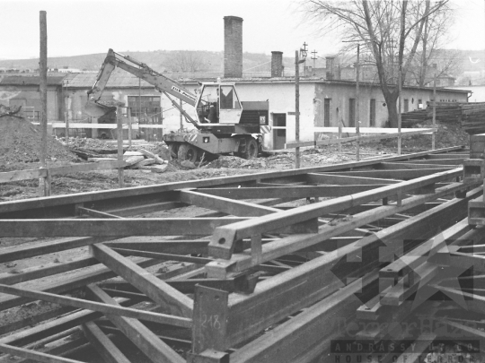 THM-BJ-05197 - BHG üzemcsarnok építése Szekszárdon az 1970-es években 