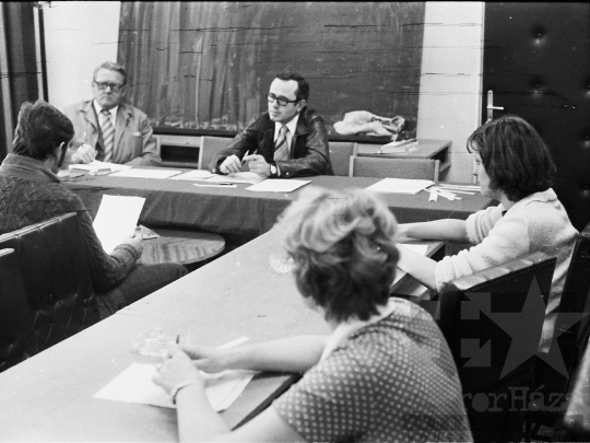THM-BJ-05265 - Marxista vizsga a Szekszárdi Vasipari Vállalatnál az 1970-es években