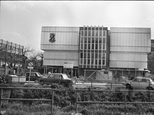 THM-BJ-05396 - Szekszárdi Skála áruház építése az 1970-es években 