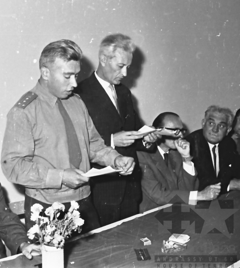 THM-BJ-07273 - Munkásparaszt találkozó szovjet vendégekkel augusztus 20-án Szekszárdon az 1960-as években 