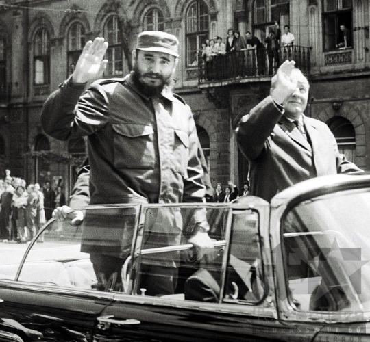 THM-BJ-11151 - Fidel Castro látogatása Budapesten az 1970-es években