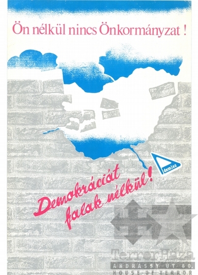 THM-PLA-2016.45.4.2 - Demisz választási plakát - 1990