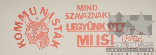 THM-PLA-2017.8.36T - Fidesz választási plakát - 1990