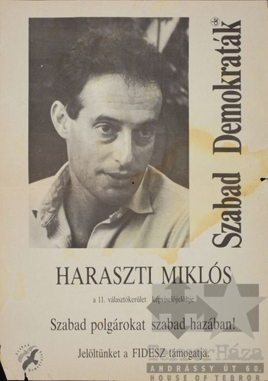 THM-PLA-2018.8.30T - SZDSZ választási plakát - 1990