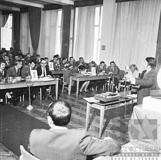 THM-BJ-00181 - Tanácsköztársaság 60. évfordulójára rendezett vetélkedő Szekszárdon az 1970-es években 