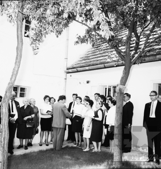 THM-BJ-00237 - Babits Mihály szülőházának avatása Szekszárdon az 1960-as években