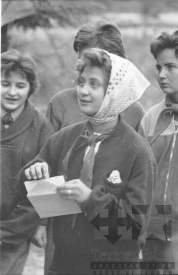 THM-BJ-00485 - Szekszárdi diákok nyaralása a fonyódi úttörőtáborban az 1960-as években 