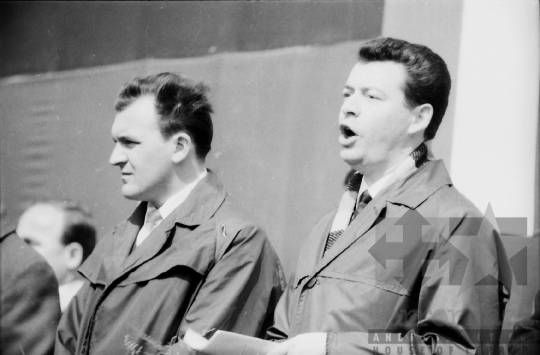 THM-BJ-00571a - Nagygyűlés Szekszárdon az 1960-as években 