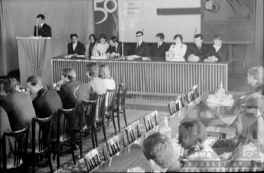 THM-BJ-00605 - Diákparlament Szekszárdon az 1960-as években