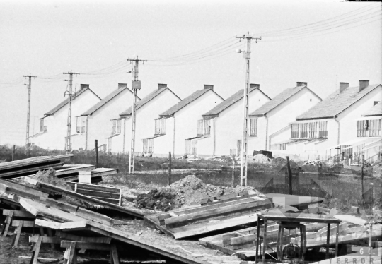 THM-BJ-00897 - Fáy András lakótelep építése Bonyhádon az 1980-as években 