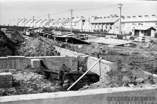 THM-BJ-00898 - Fáy András lakótelep építése Bonyhádon az 1980-as években 