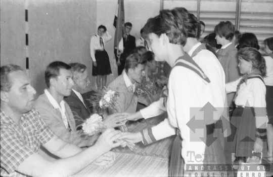 THM-BJ-00969 - Úttörő sakkverseny a szekszárdi Babits Mihály Általános Iskolában az 1960-as években