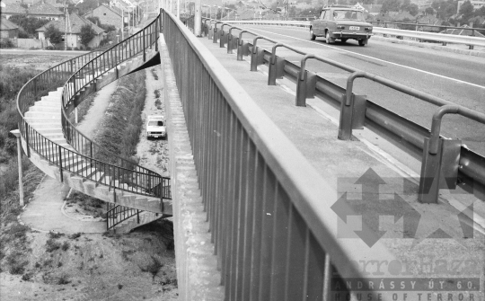 THM-BJ-01068 - Szekszárdi felüljáró híd az 1970-es években 