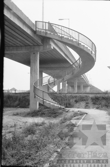 THM-BJ-01070 - Szekszárdi felüljáró híd az 1970-es években 