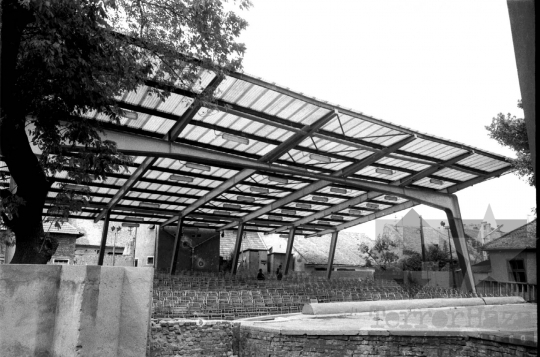 THM-BJ-01102 - Szekszárdi kertmozi épülete az 1960-as években