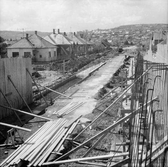 THM-BJ-01256 - Szekszárdi felüljáró építése az 1970-es években 