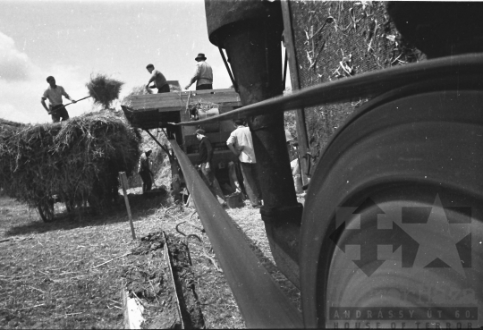 THM-BJ-01401 - Cséplés a madocsai termelőszövetkezetben az 1960-as években