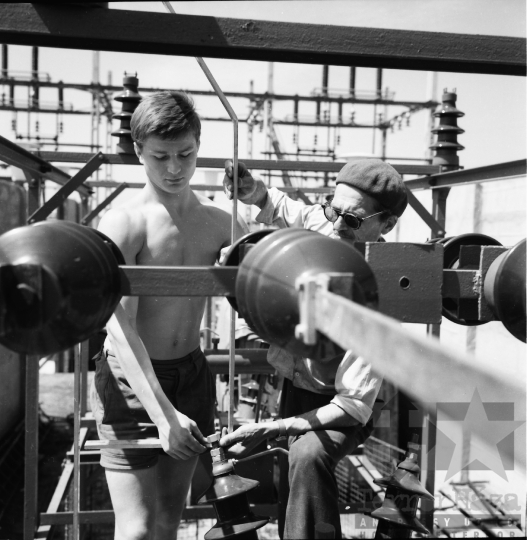 THM-BJ-01619 - Trafószerelés Tolna megyében az 1960-as években 