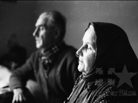 THM-BJ-01970 - Bátaszéki nyugdíjas házaspár az 1970-es években
