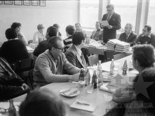 THM-BJ-01981 - Értekezlet a Vetőmag Vállalat dombóvári központjában az 1970-es években