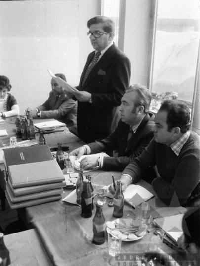 THM-BJ-01982 - Értekezlet a Vetőmag Vállalat dombóvári központjában az 1970-es években