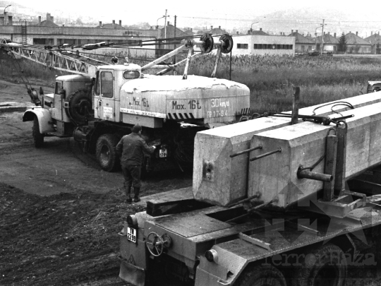 THM-BJ-02047 - Szekszárdi felüljáró híd építése az 1970-es években 