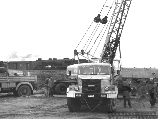 THM-BJ-02048 - Szekszárdi felüljáró híd építése az 1970-es években 