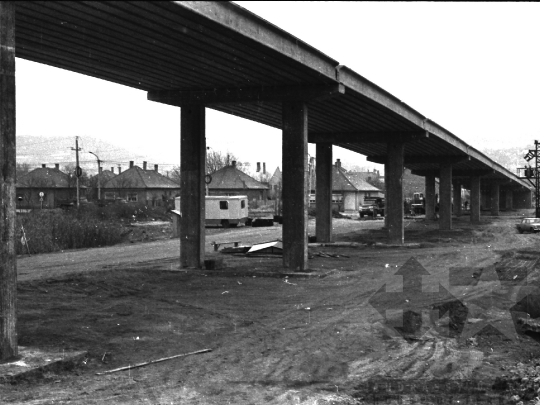THM-BJ-02058 - Szekszárdi felüljáró híd építése az 1970-es években 