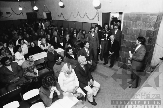 THM-BJ-02276 - Várongi Petőfi Mezőgazdasági Termelőszövetkezet zárszámadó közgyűlése az 1980-as években 
