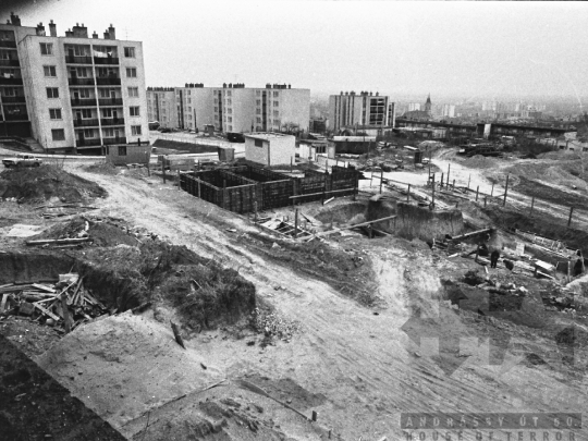 THM-BJ-02288 - Körösi Csoma lakótelep építése Szekszárdon az 1970-es években 