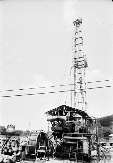 THM-BJ-02832 - Tamási termálfürdő építése az 1960-as években 