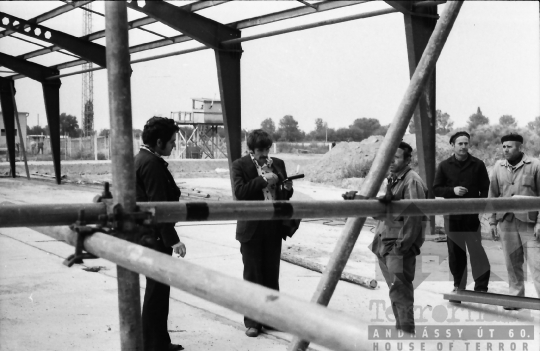 THM-BJ-03026 - Műhelycsarnok építése Szekszárdon az 1970-es években 
