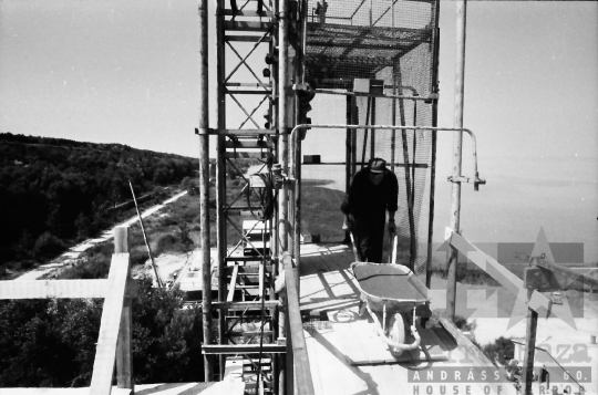 THM-BJ-03106 - Balatonföldvári Express üdülő építése az 1980-as években