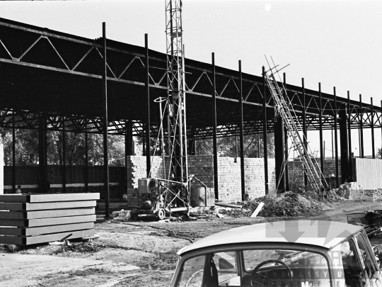 THM-BJ-03810 - Pepsi-üzem építése Szekszárdon az 1970-es években 