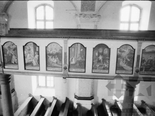 THM-BJ-04005 - Keszőhidegkúti evangélikus templom az 1980-as években