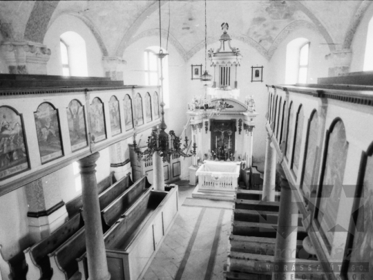 THM-BJ-04006 - Keszőhidegkúti evangélikus templom az 1980-as években