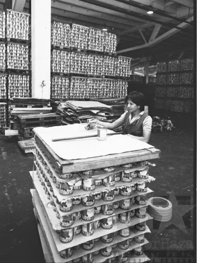 THM-BJ-04224 - Paksi konzervgyár az 1980-as években 