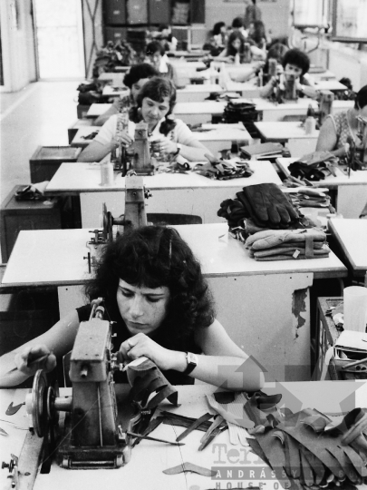 THM-BJ-05083 - Pécsi Kesztyűgyár dombóvári üzeme az 1970-es években 