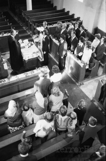 THM-BJ-05176 - Falusi esküvő Bajánsenyén az 1970-es években