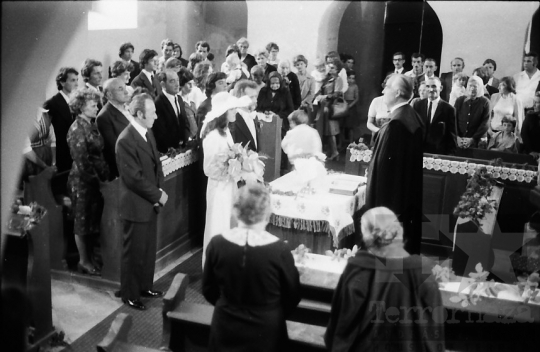 THM-BJ-05180 - Falusi esküvő Bajánsenyén az 1970-es években