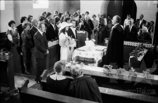 THM-BJ-05181 - Falusi esküvő Bajánsenyén az 1970-es években