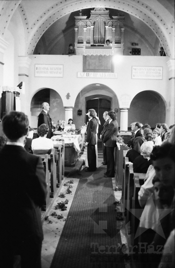 THM-BJ-05192 - Falusi esküvő Bajánsenyén az 1970-es években