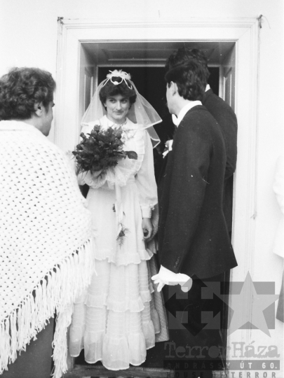 THM-BJ-05527 - Falusi esküvő Szálkán az 1980-as években